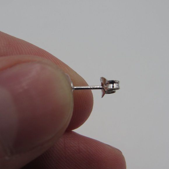 Sterling Silver Light Color Genuine Pearl Earrings - Picture 3 of 5